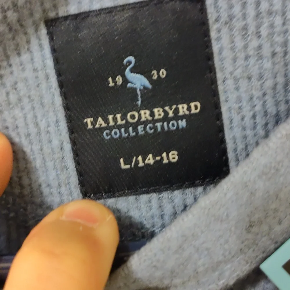 NWT Tailorbird 14/16 knit long sleeve top - Picture 3 of 4